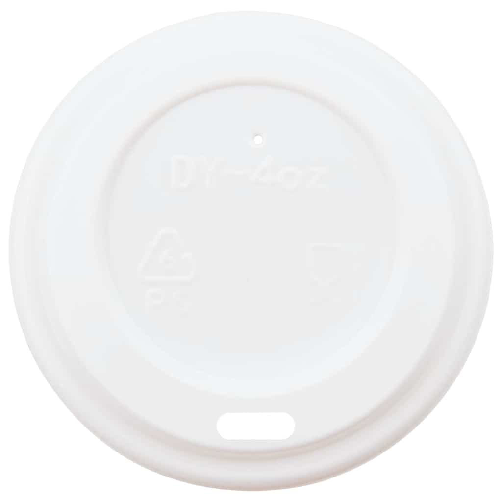 kaffekopper af papir med låg 1000 stk. 4oz 100ml