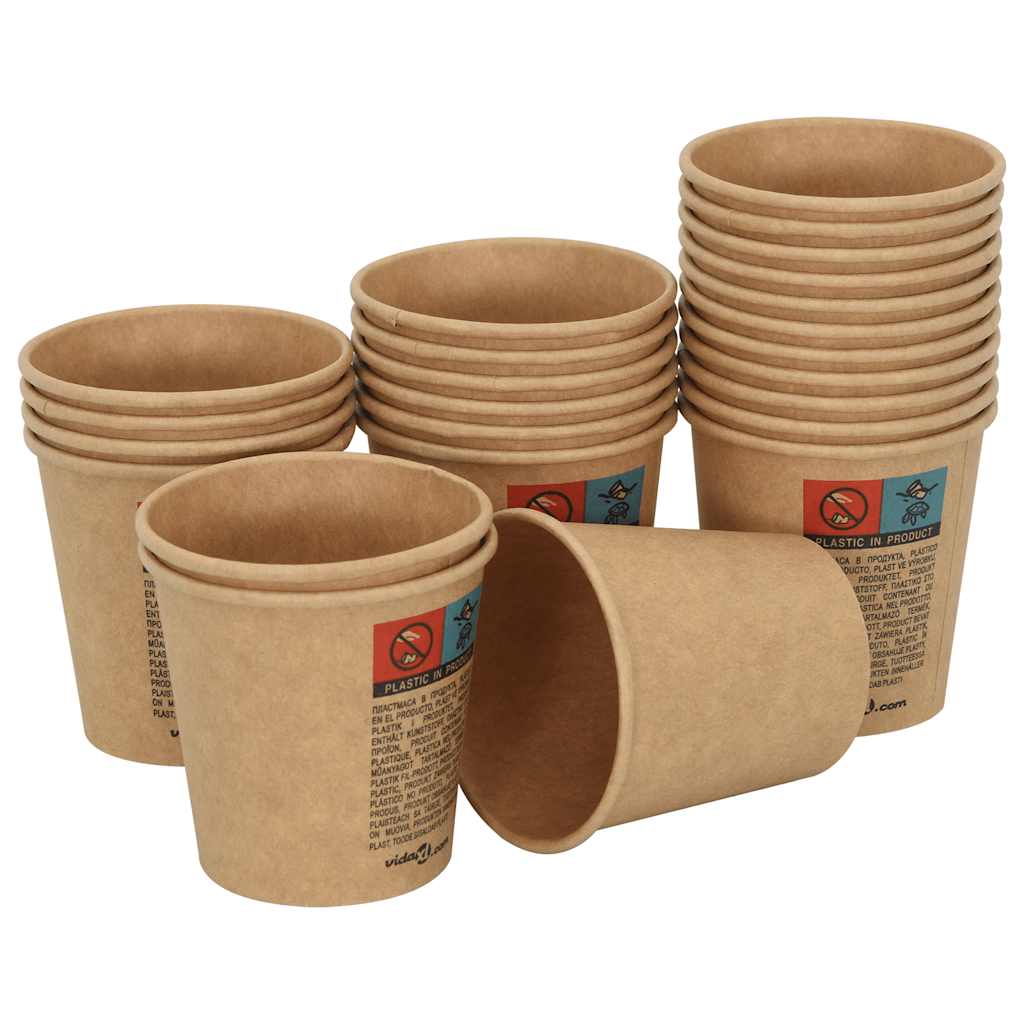 kaffekopper af papir med låg 1000 stk. 4oz 100ml