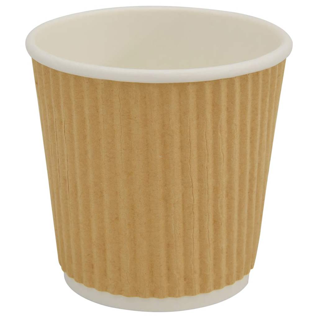 kaffekopper af papir med låg 1000 stk. 4oz 100ml