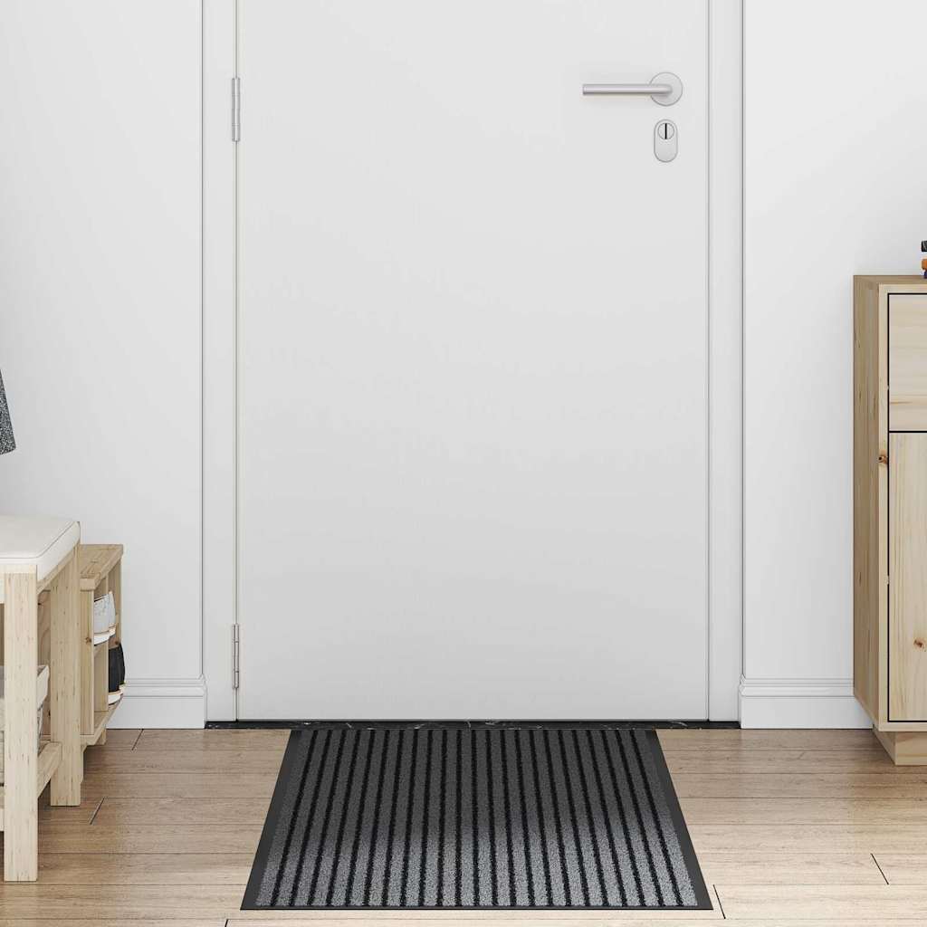 Dørmåtte Sort 60 x 150 cm Polypropylen