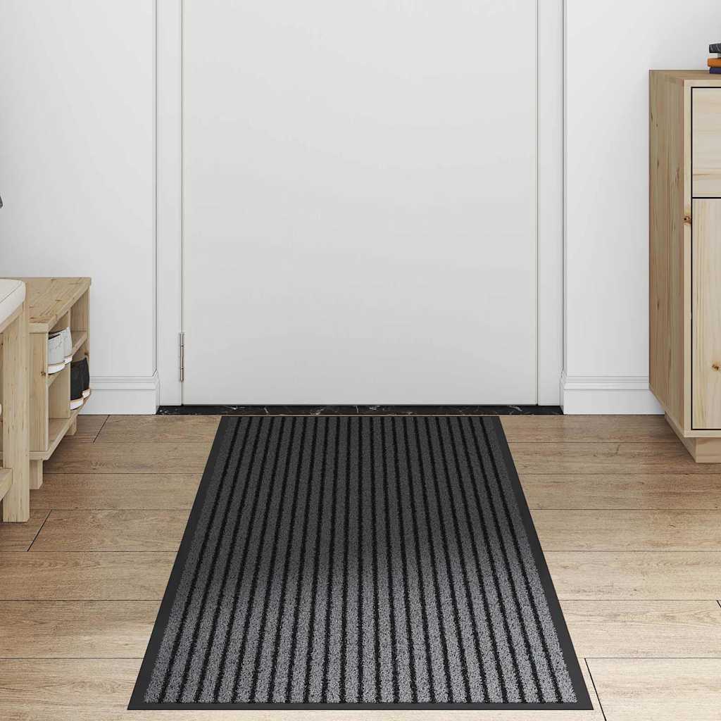Dørmåtte Sort 60 x 180 cm Polypropylen