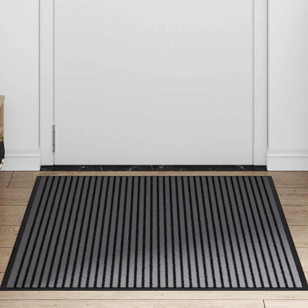 Dørmåtte Sort 80 x 120 cm Polypropylen