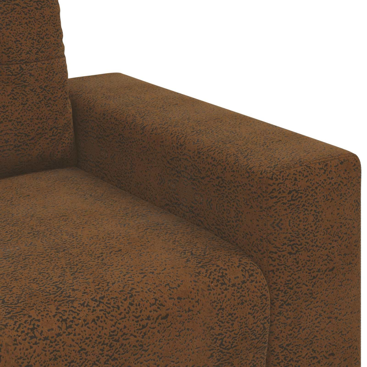 Sofa 2 stk. Brun Stof