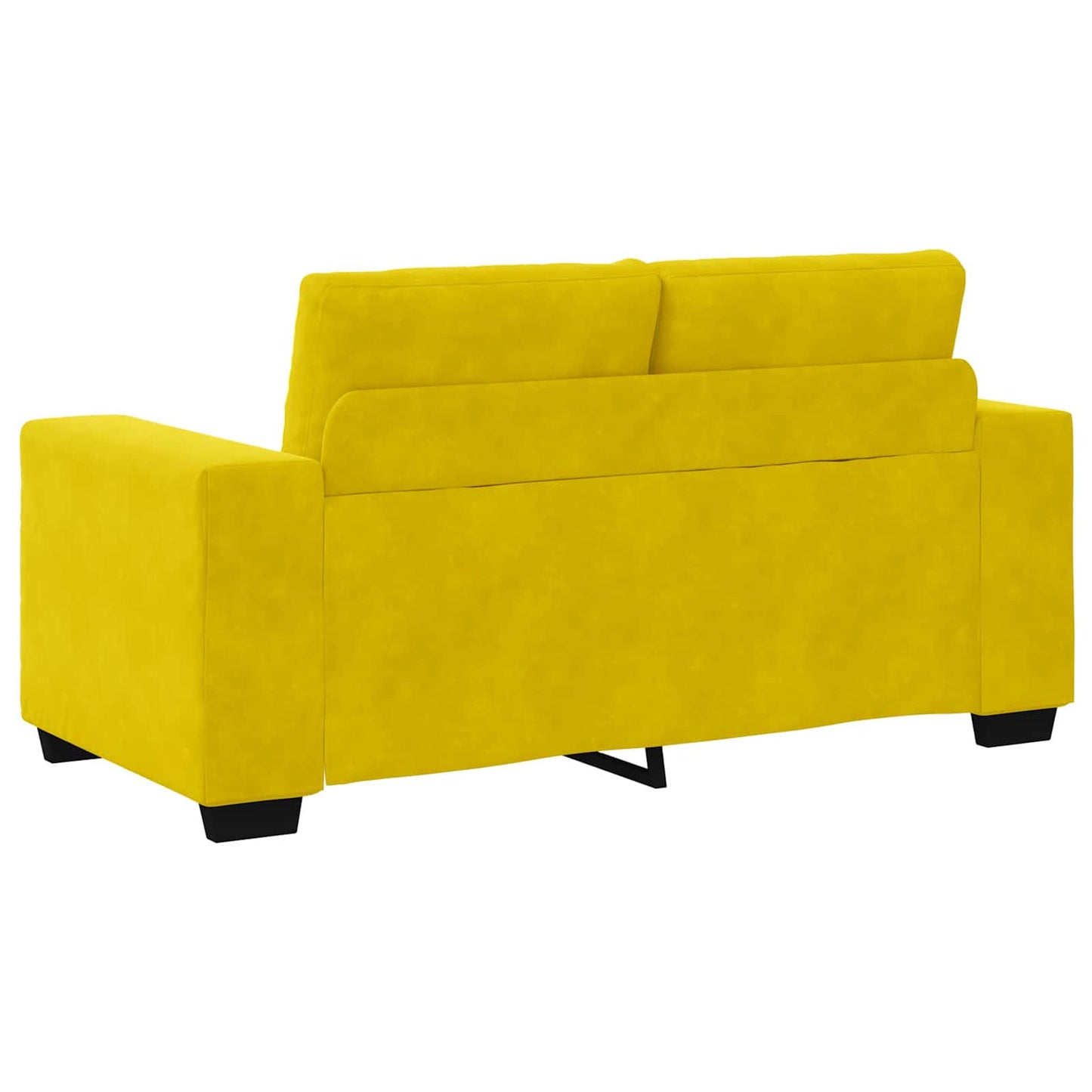 Sofa 2 stk. Gul Fløjl