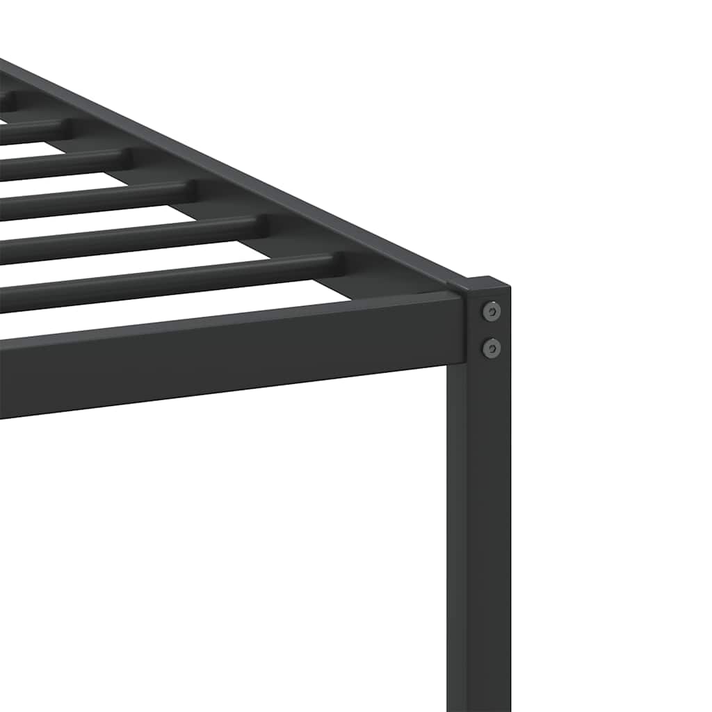 sengeramme 80x200 cm uden madras konstrueret træ røget eg