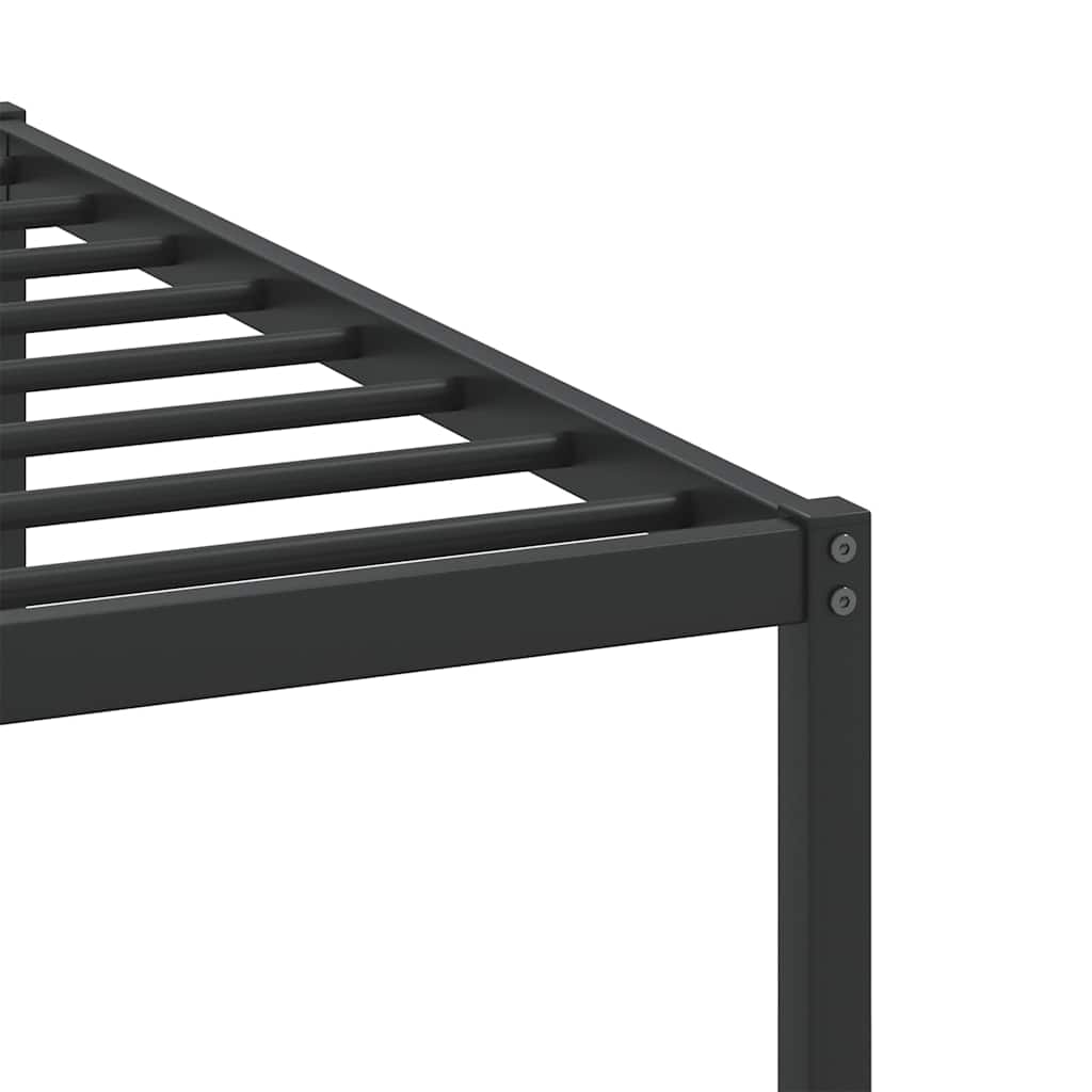 sengeramme uden madras 193x203 cm konstrueret træ røget eg