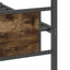 sengeramme uden madras 107x203 cm konstrueret træ røget eg