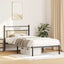 sengeramme 100x190 cm uden madras konstrueret træ sonoma-eg