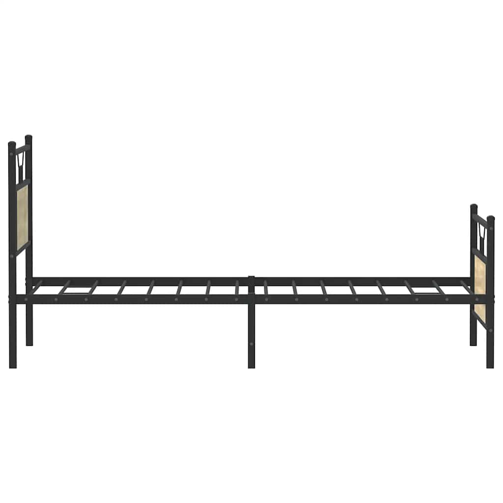 sengeramme 80x200 cm uden madras konstrueret træ sonoma-eg