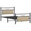 sengeramme uden madras 107x203 cm konstrueret træ sonoma-eg