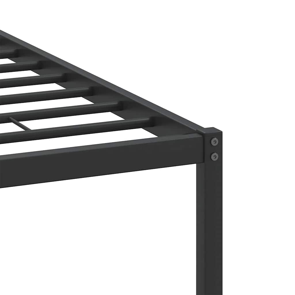 sengeramme 140x190 cm uden madras konstrueret træ brunt eg