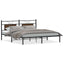 sengeramme uden madras 183x203 cm konstrueret træ brunt eg