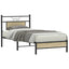 sengeramme 75x190 cm uden madras konstrueret træ sonoma-eg