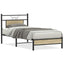 sengeramme 90x200 cm uden madras konstrueret træ sonoma-eg