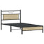 sengeramme 100x200 cm uden madras konstrueret træ sonoma-eg