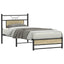 sengeramme 75x190 cm uden madras konstrueret træ sonoma-eg
