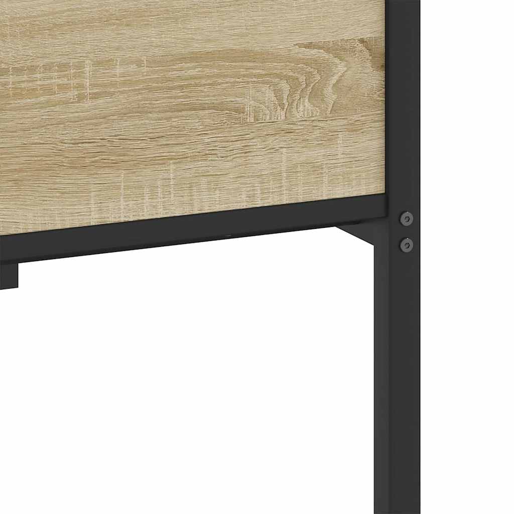 sengeramme 100x190 cm uden madras konstrueret træ sonoma-eg