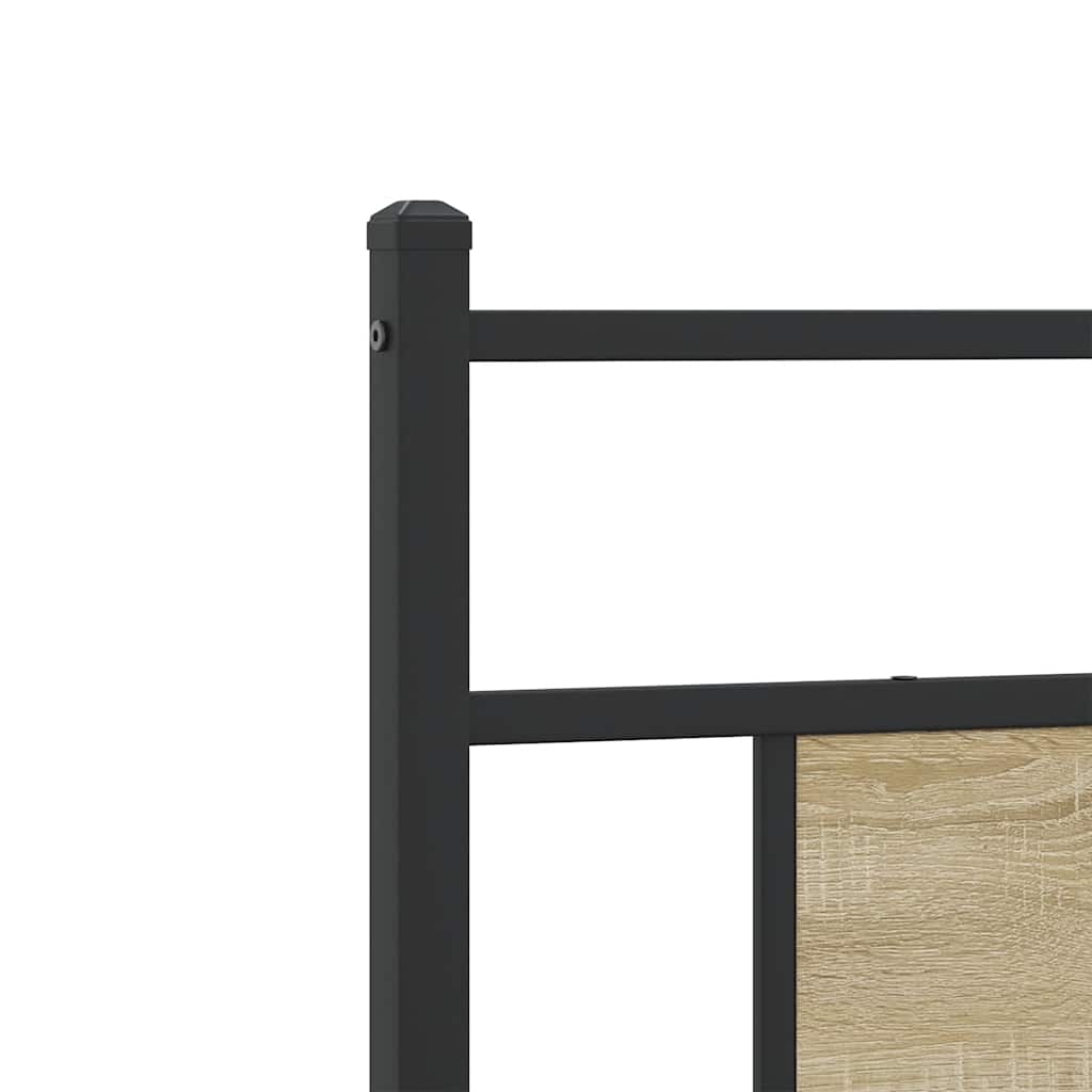 sengeramme 100x200 cm uden madras konstrueret træ sonoma-eg