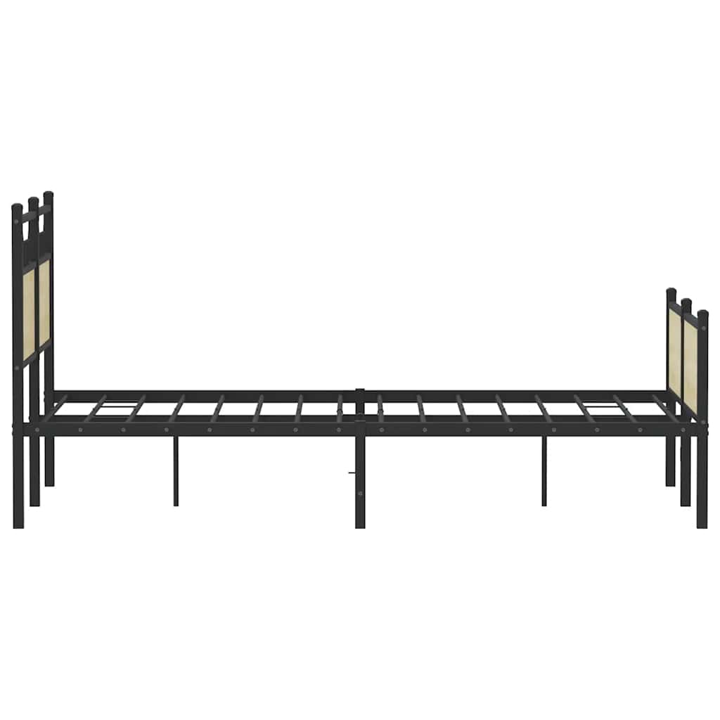sengeramme 120x190 cm uden madras konstrueret træ sonoma-eg