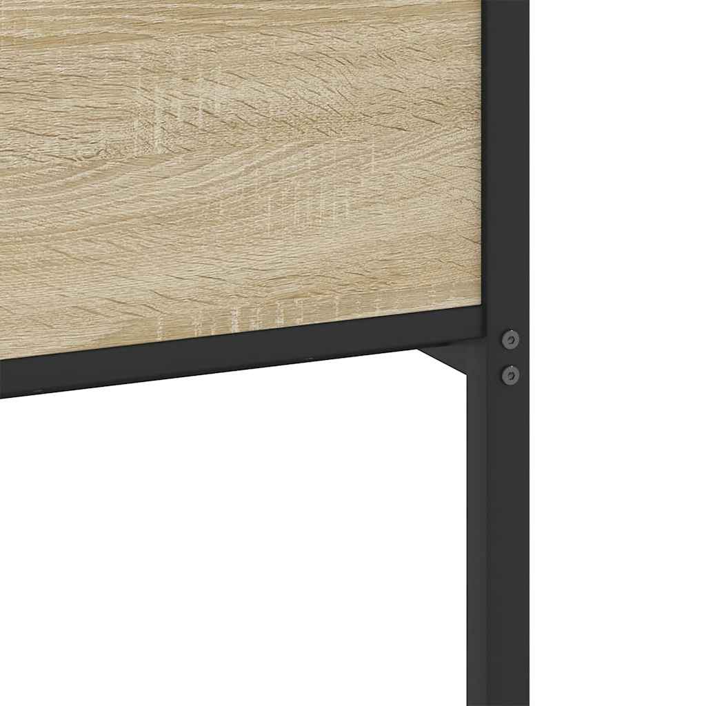 sengeramme 120x200 cm uden madras konstrueret træ sonoma-eg