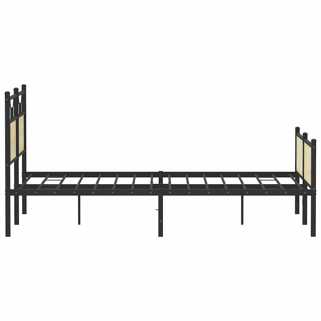 sengeramme 140x200 cm uden madras konstrueret træ sonoma-eg