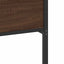 sengeramme 150x200 cm uden madras konstrueret træ brunt eg