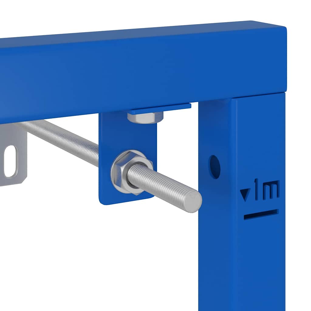 Vægstøtte til bidet system Blå 50 x 3 x 112 cm