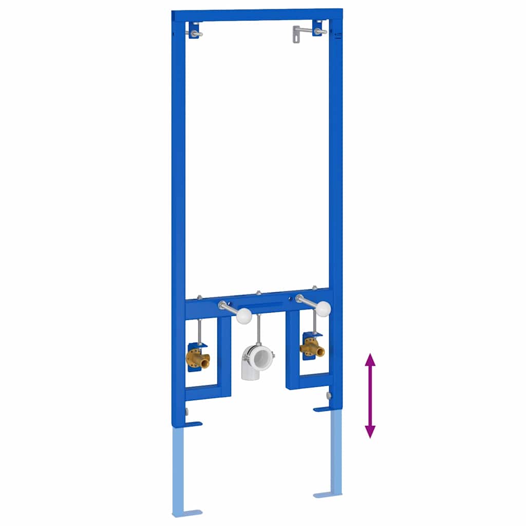 Vægstøtte til bidet system Blå 50 x 3 x 112 cm