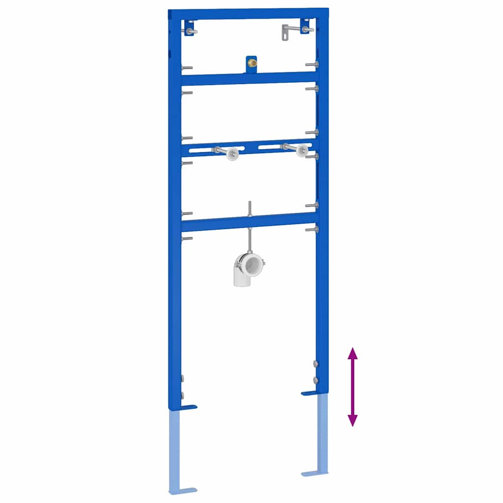 Vægsupport til urinalsystem Blå 50 x 3 x 112 cm