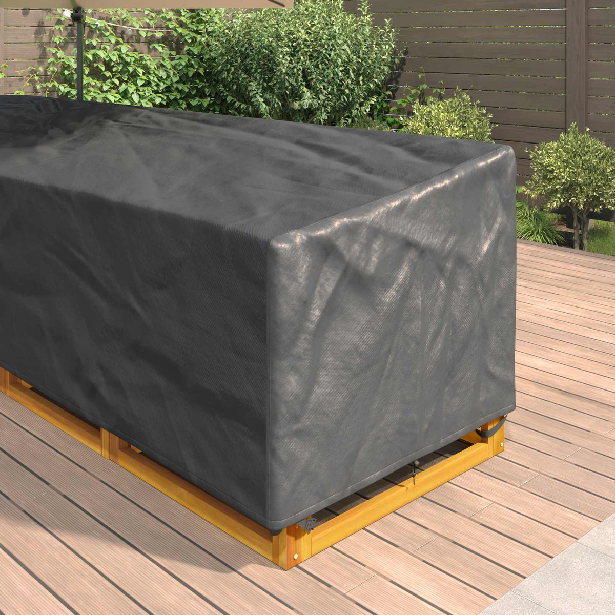 Møbelbetræk 300 x 300 x 80 cm 420D Oxford Stof L-form Vandtæt