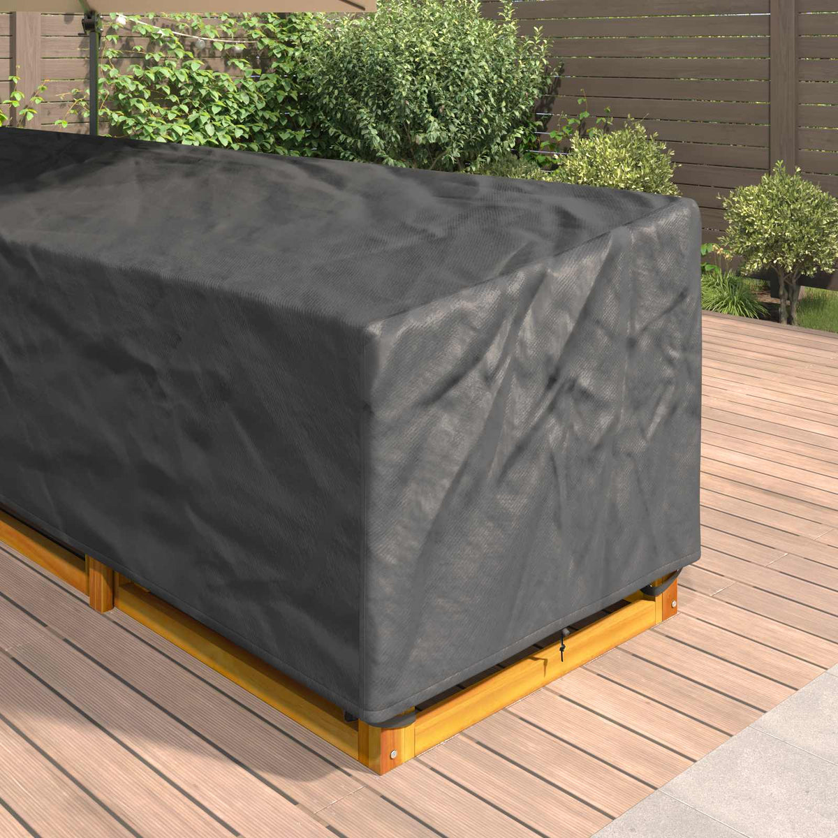 Møbelbetræk 355 x 275 x 80 cm 420D Oxford Stof L-form Vandtæt