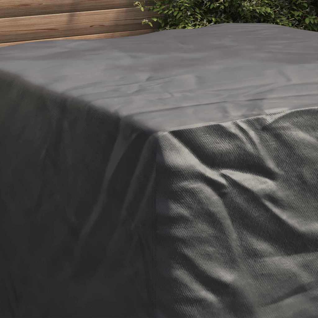 Møbelbetræk Sort 125 x 125 x 74 cm 210D Oxford Stof