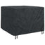 Møbelbetræk Sort 125 x 125 x 74 cm 210D Oxford Stof