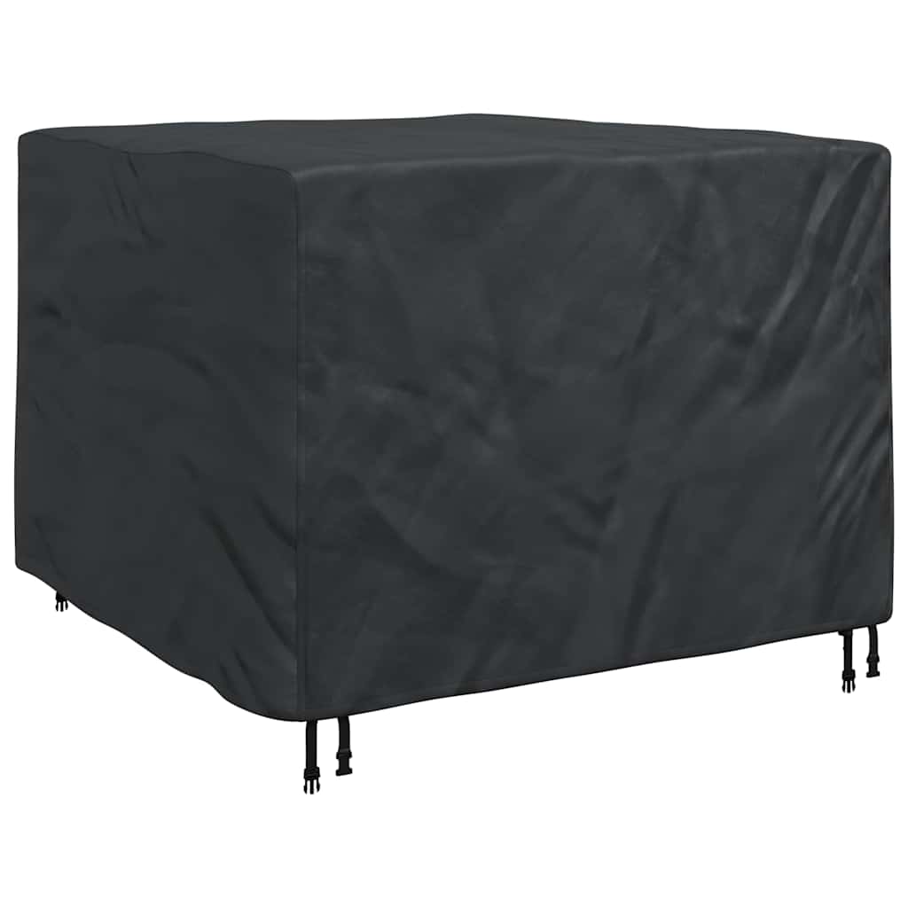 Møbelbetræk Sort 125 x 125 x 74 cm 210D Oxford Stof