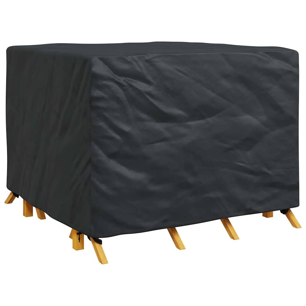 Møbelbetræk Sort 125 x 125 x 74 cm 210D Oxford Stof