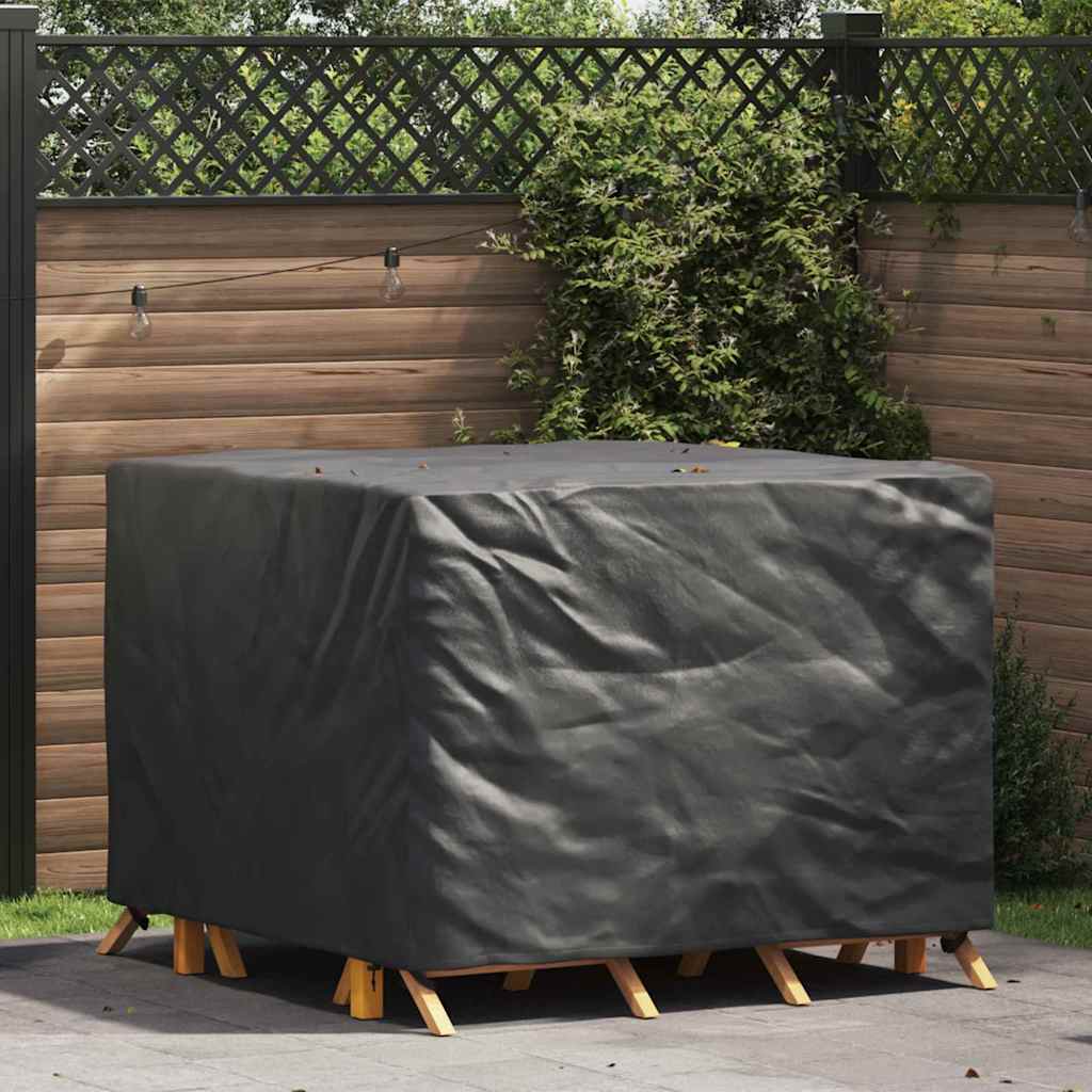 Møbelbetræk Sort 135 x 135 x 90 cm 420D Oxford stof