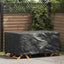 Møbelbetræk Ensfarvet Sort 172 x 113 x 73 cm 600D