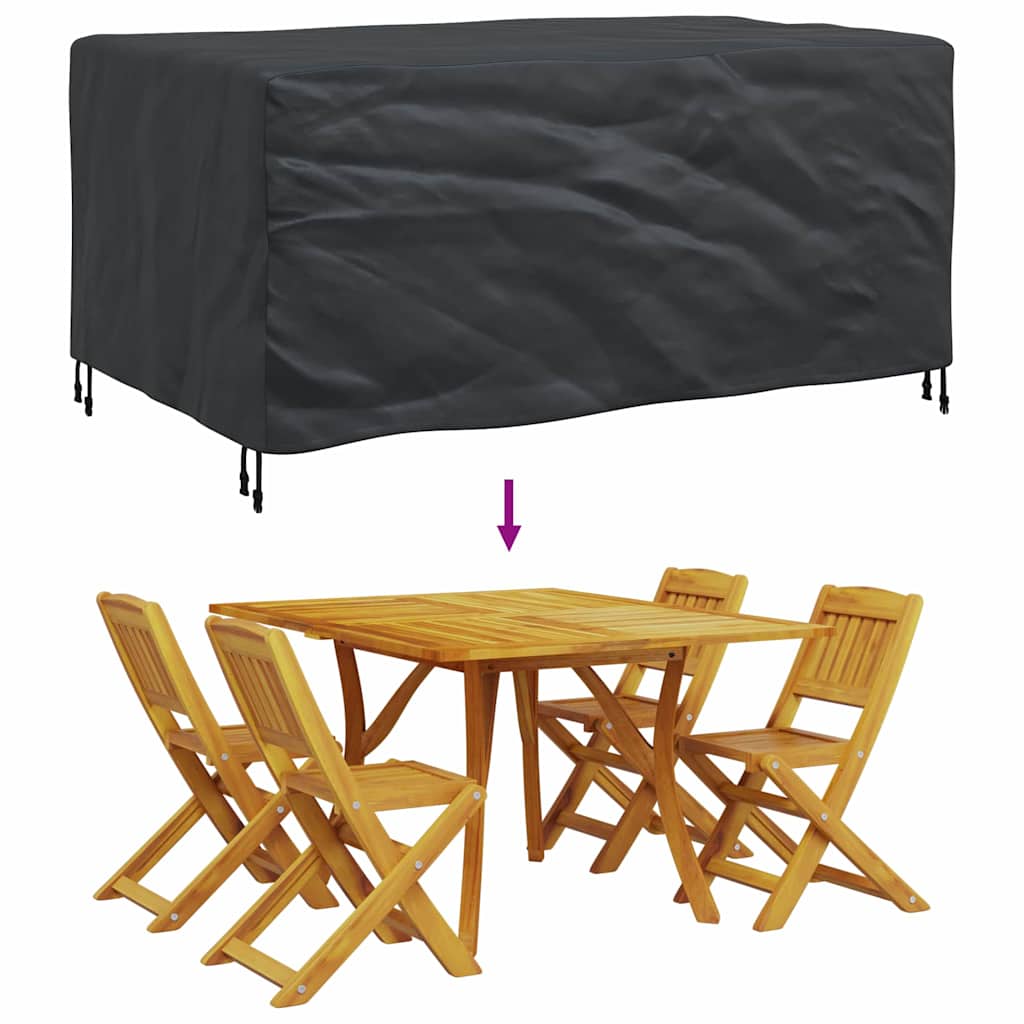 Møbelbetræk Ensfarvet Sort 172 x 113 x 73 cm 600D