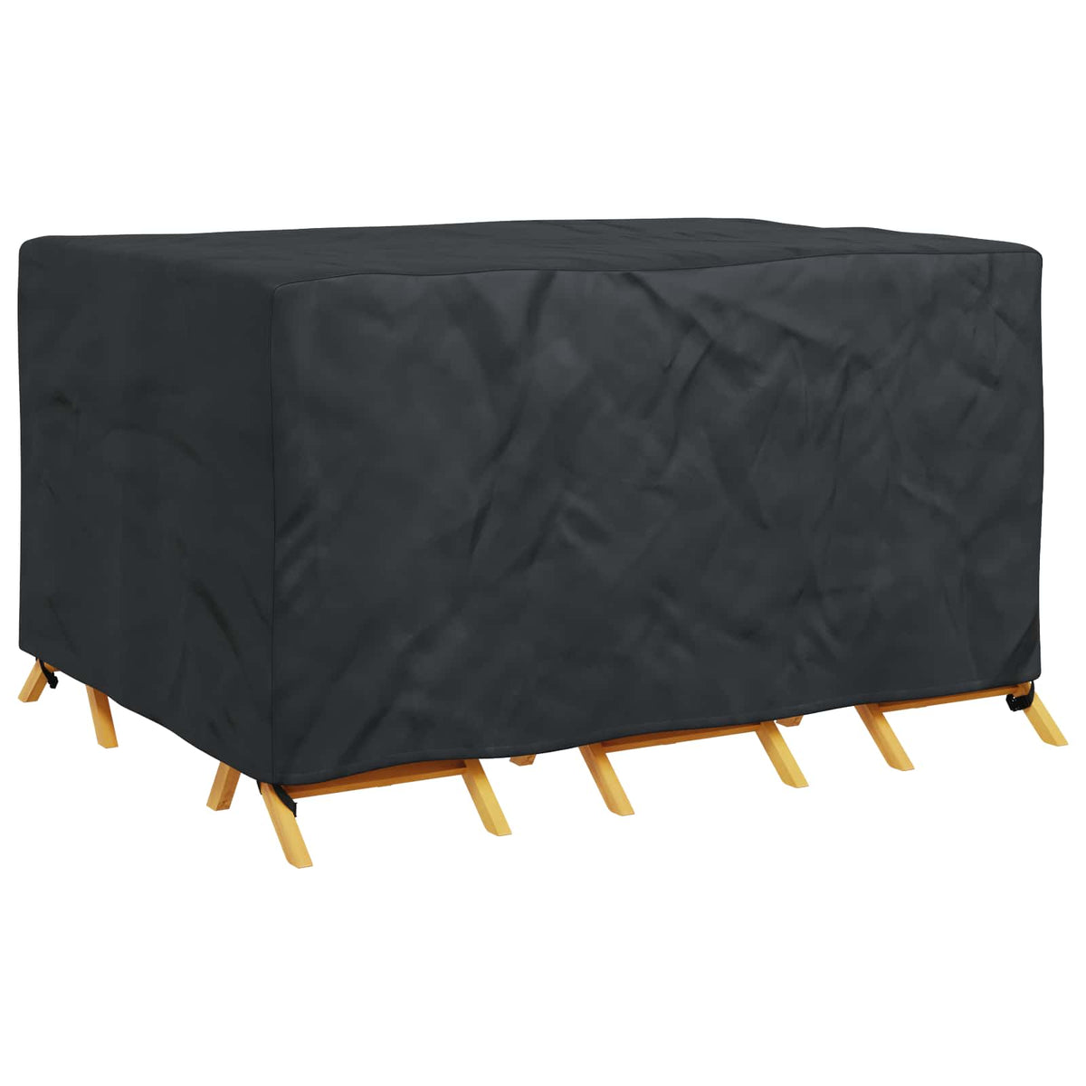 Møbelbetræk Ensfarvet Sort 180 x 150 x 85 cm 210D