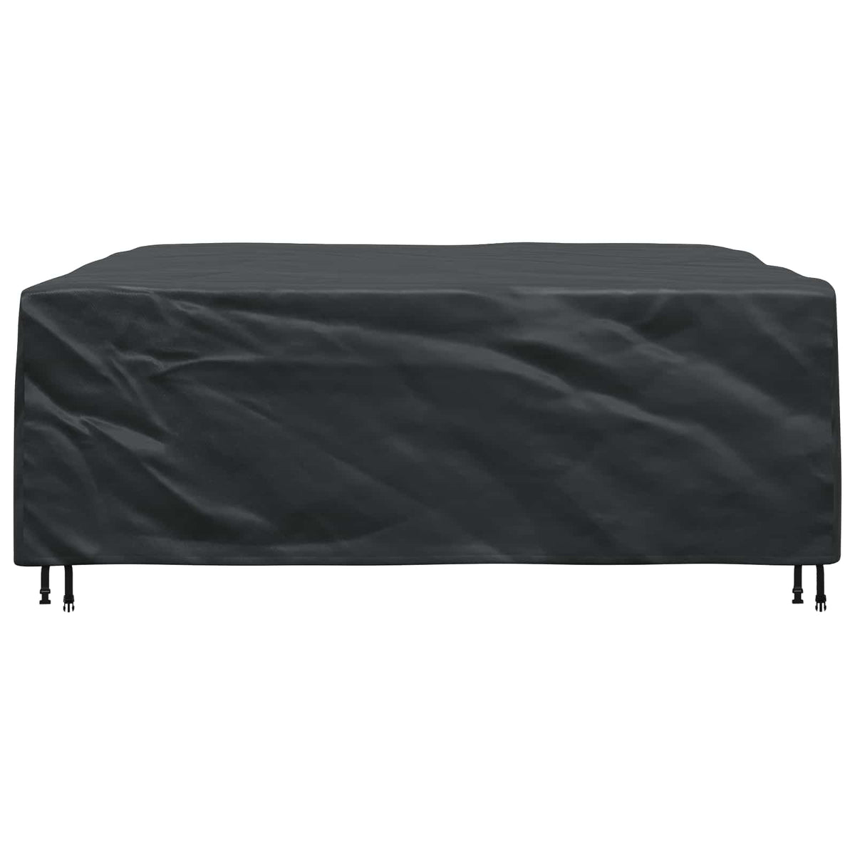 Møbelbetræk Ensfarvet Sort 200 x 200 x 90 cm 210D