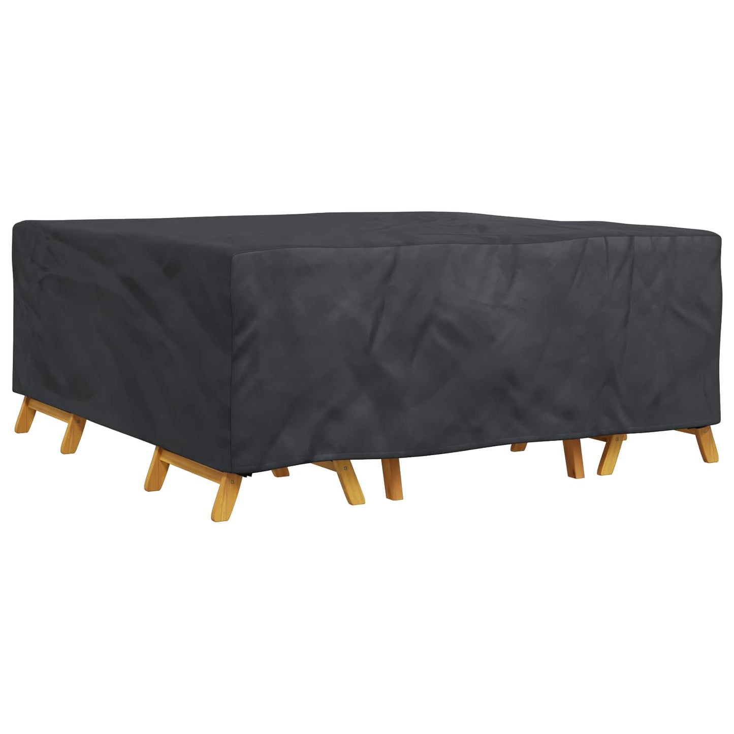 Møbelbetræk Ensfarvet Sort 200 x 200 x 90 cm 420D