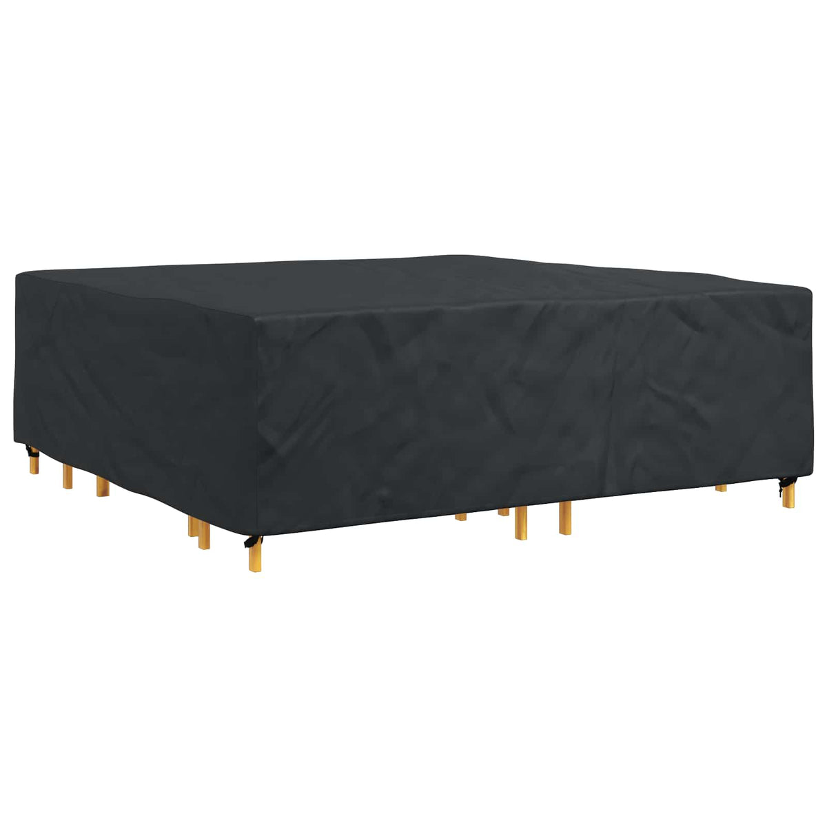 Møbelbetræk Ensfarvet Sort 220 x 220 x 70 cm 210D