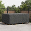 Møbelbetræk Ensfarvet Sort 280 x 204 x 106 cm 210D