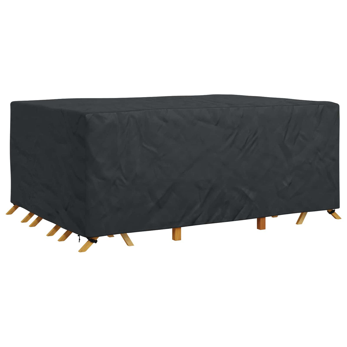 Møbelbetræk Ensfarvet Sort 280 x 204 x 106 cm 210D