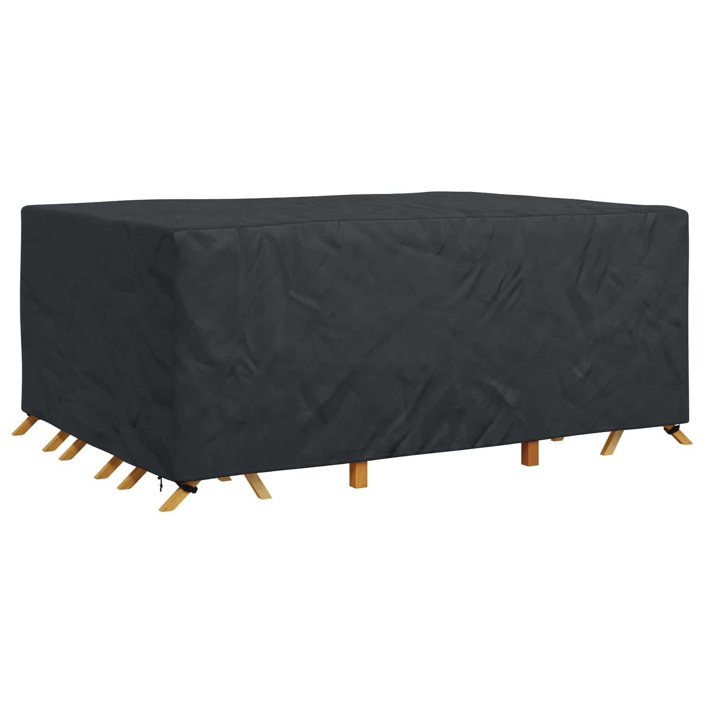 Møbelbetræk Ensfarvet Sort 280 x 204 x 106 cm 420D