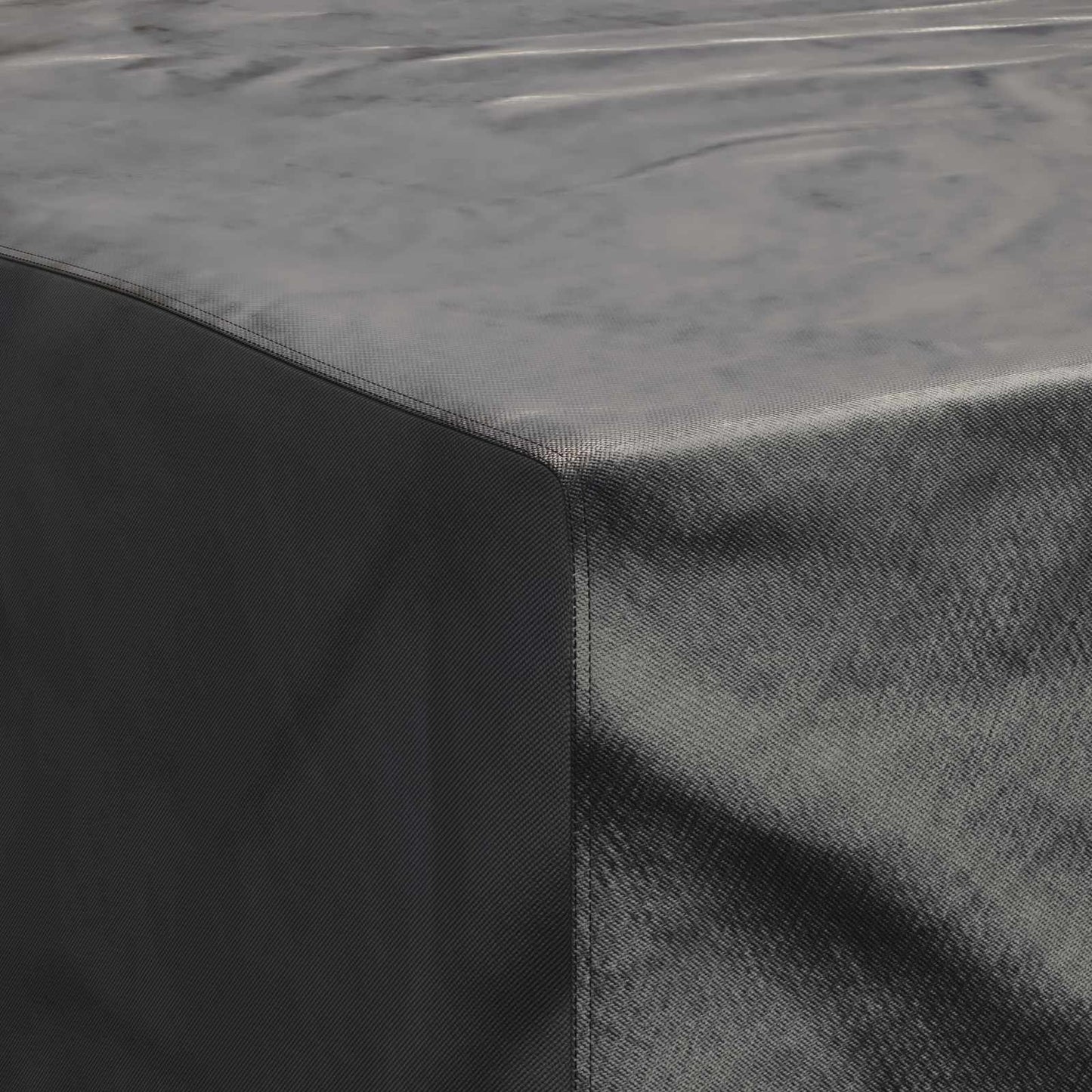 Møbelbetræk Ensfarvet Sort 300 x 250 x 100 cm 210D
