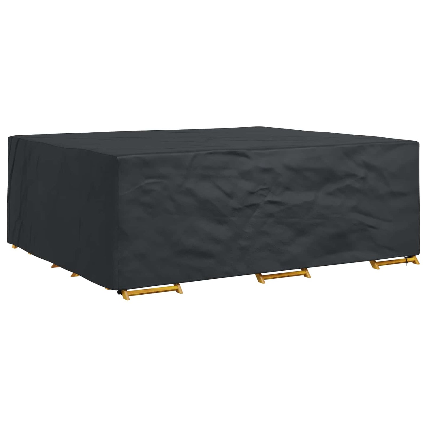 Møbelbetræk Ensfarvet Sort 300 x 250 x 100 cm 210D