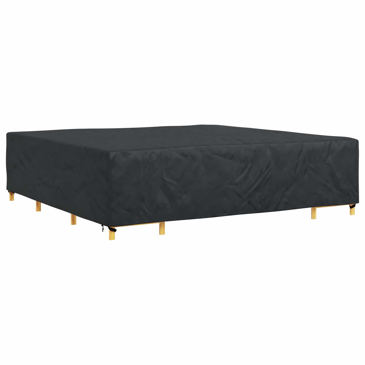 Møbelbetræk 300 x 300 x 70 cm 210D Rektangulær Vandtæt Sort