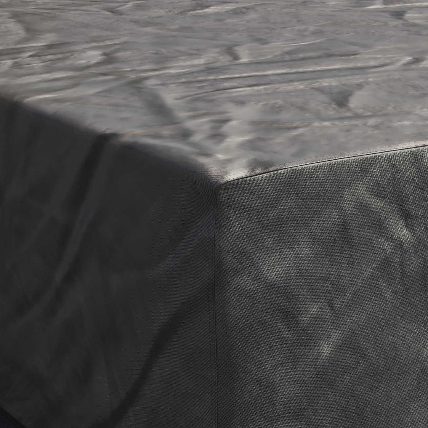 Møbelbetræk Ensfarvet Sort 400 x 300 x 70 cm 210D