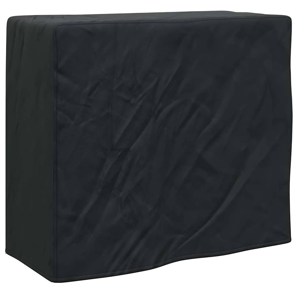 Brændestabelafdækning 61 x 122 x 106 cm 210D Oxford Stof Sort